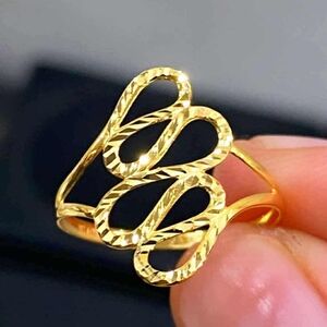 💯 Pure Gold 18k Ring  Size 8 Only Real Gold Pawnable